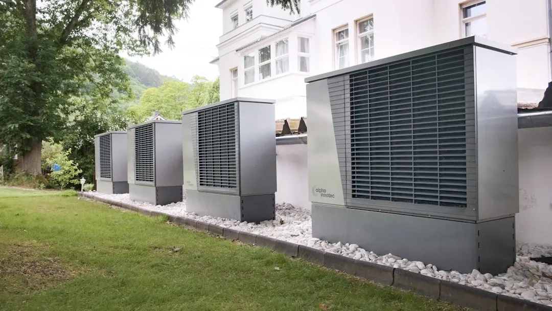 Commercial rooftop unit at Austin property