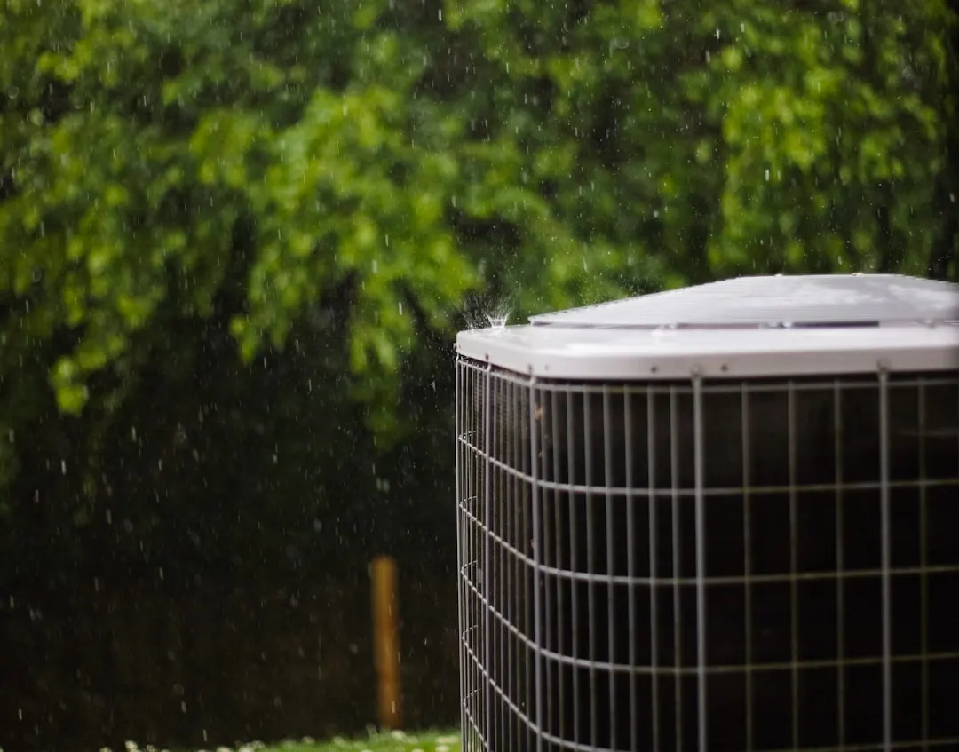 Austin homeowner reviewing furnace and heat pump quotes